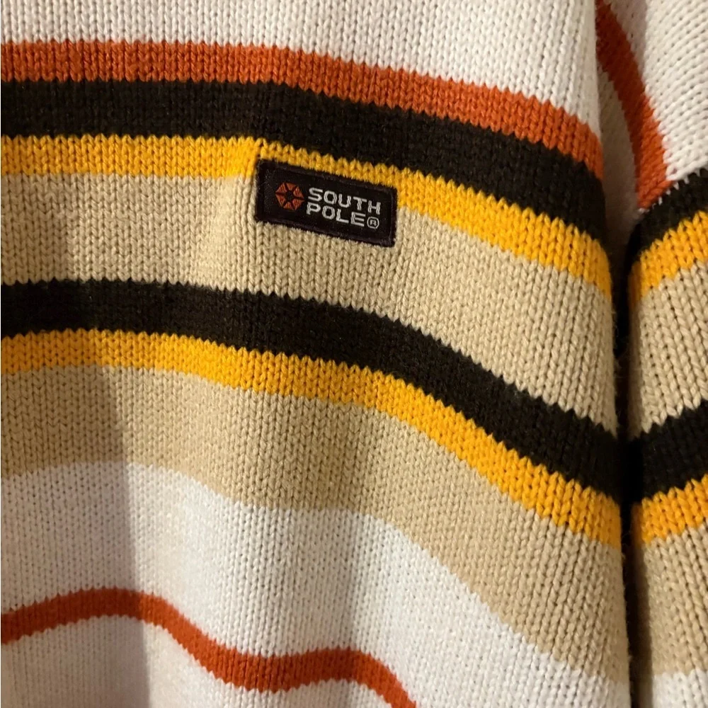 South Pole Men’s XL Multicolor Striped Sweater. Brand new without tags! - Picture 2 of 3